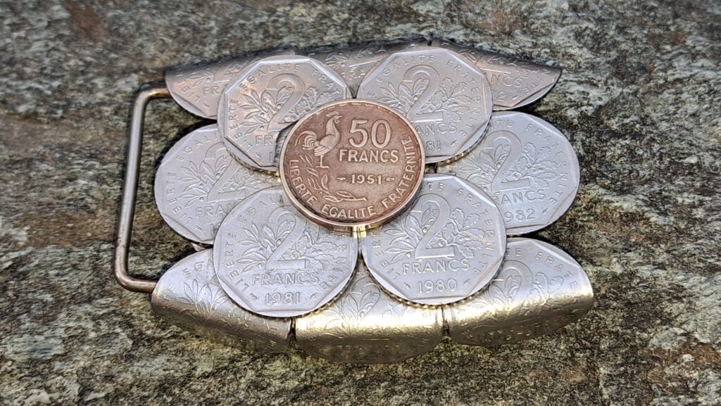 Gürtelschnalle 4 cm Frankreich-Le Grand Nation