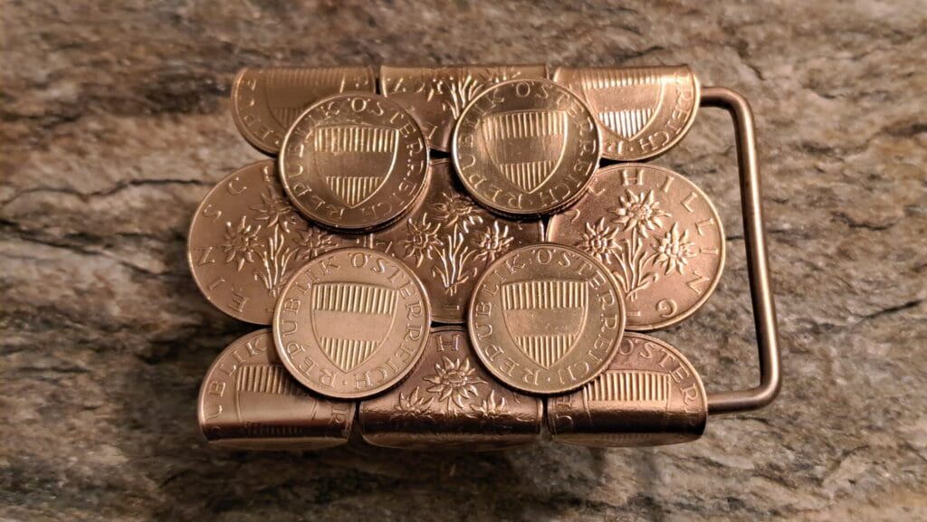 Gürtelschnalle ''Alpenglühen''