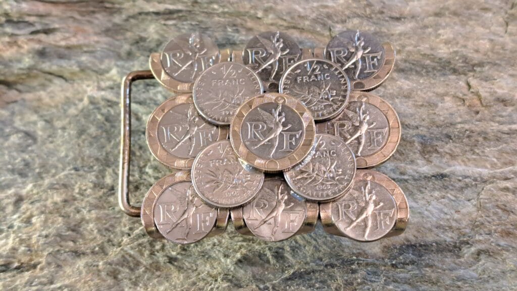 Gürtelschnalle ''Bi-Metall''