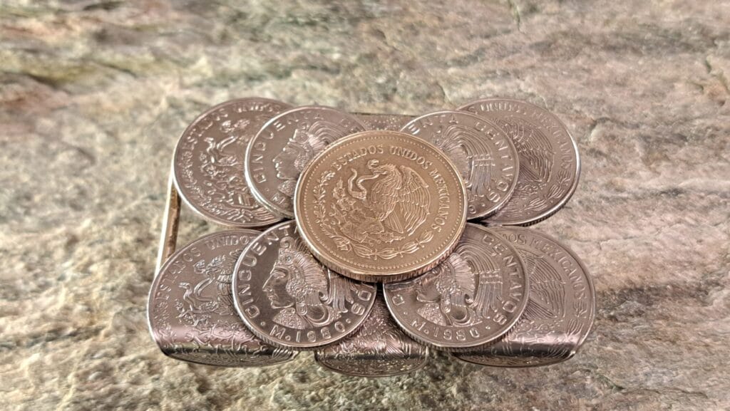 Gürtelschnalle ''Vaquero'', Mexico, 4 cm breit (für Herren)