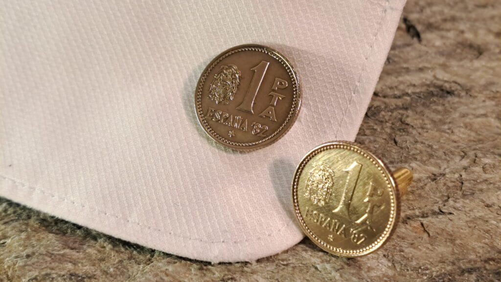 Manschettenknöpfe ''Peseta''