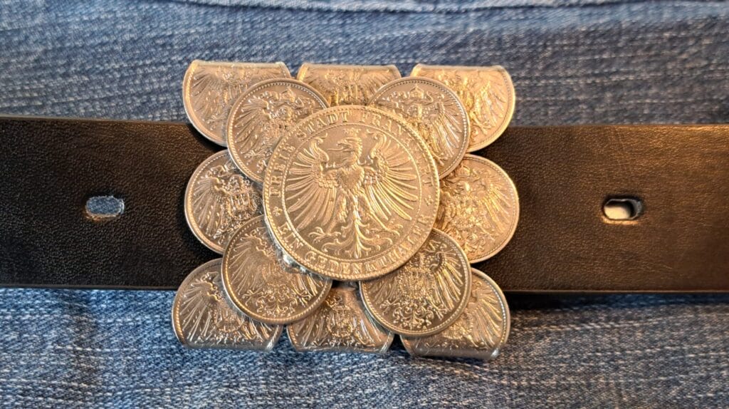 Gürtelschnalle ''Frankfurter Adler'' für 4 cm breiten Gürtel (nicht nur für Herren)