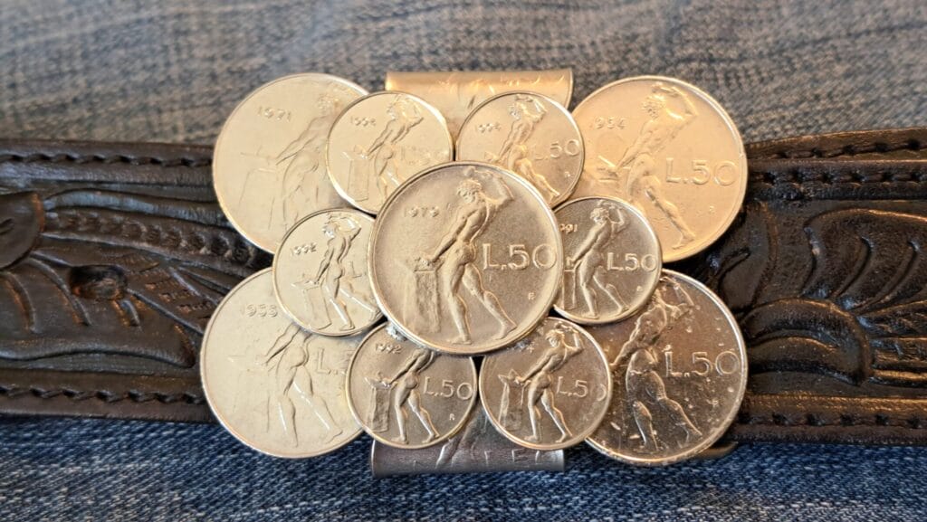 Gürtelschnalle ''Schmied'' für 4 cm breite Gürtel (für Herren)