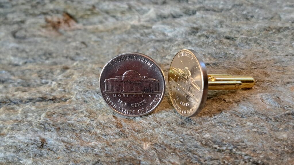 Manschettenknöpfe ''US Nickel''