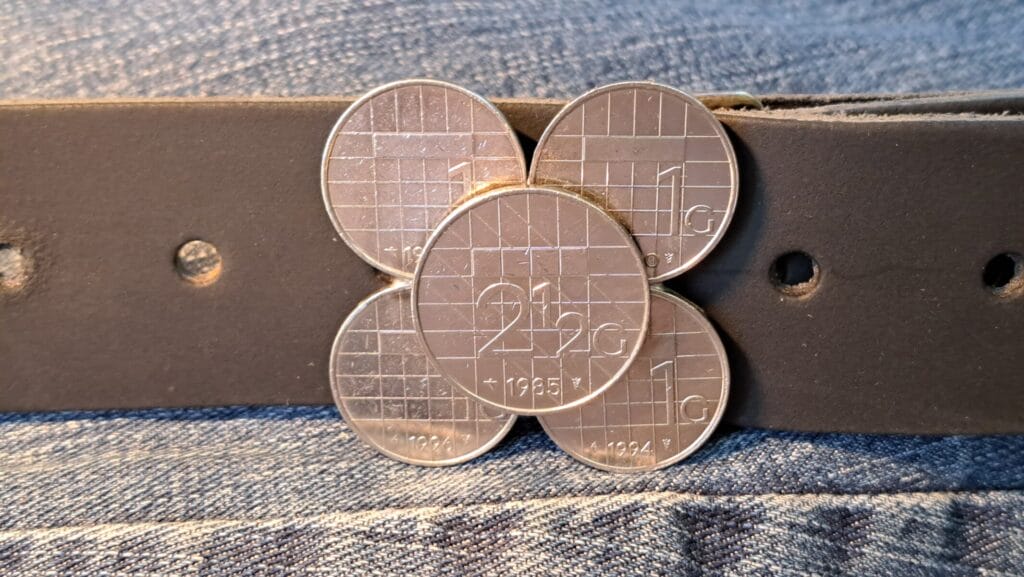 Gürtelschnalle ''Geradlinig'' für 4 cm breiten Gürtel (für Herren)