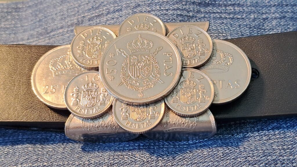 Gürtelschnalle ''Königliches Spanien'' für 3 cm breite Gürtel (für Damen)