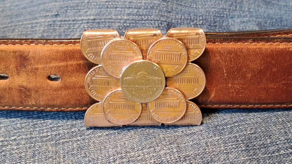 Gürtelschnalle ''Washington'' für 4 cm breiten Gürtel (für Herren)