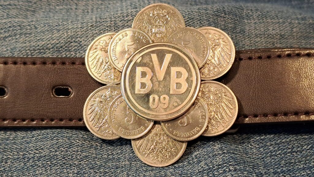 Gürtelschnalle ''1909'' für 3 cm breiten Gürtel (nicht nur für Damen)