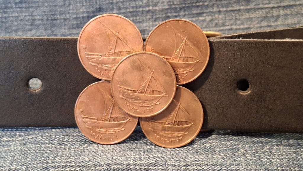 Gürtelschnalle ''Dhau'' für 4 cm breiten Gürtel (nicht nur für Herren)