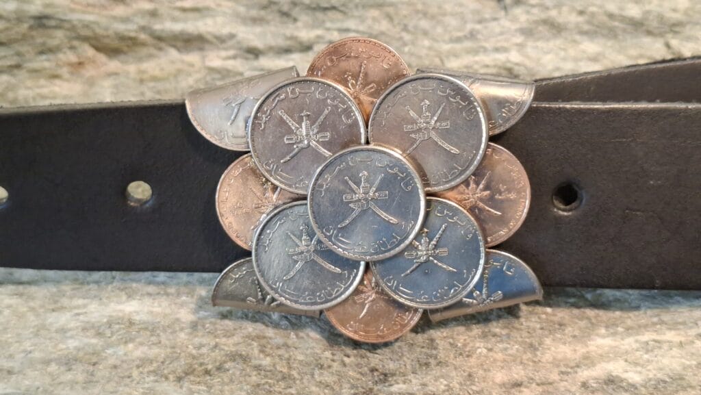 Gürtelschnalle ''Oman'' für 4 cm breiten Gürtel (nicht nur für Herren)